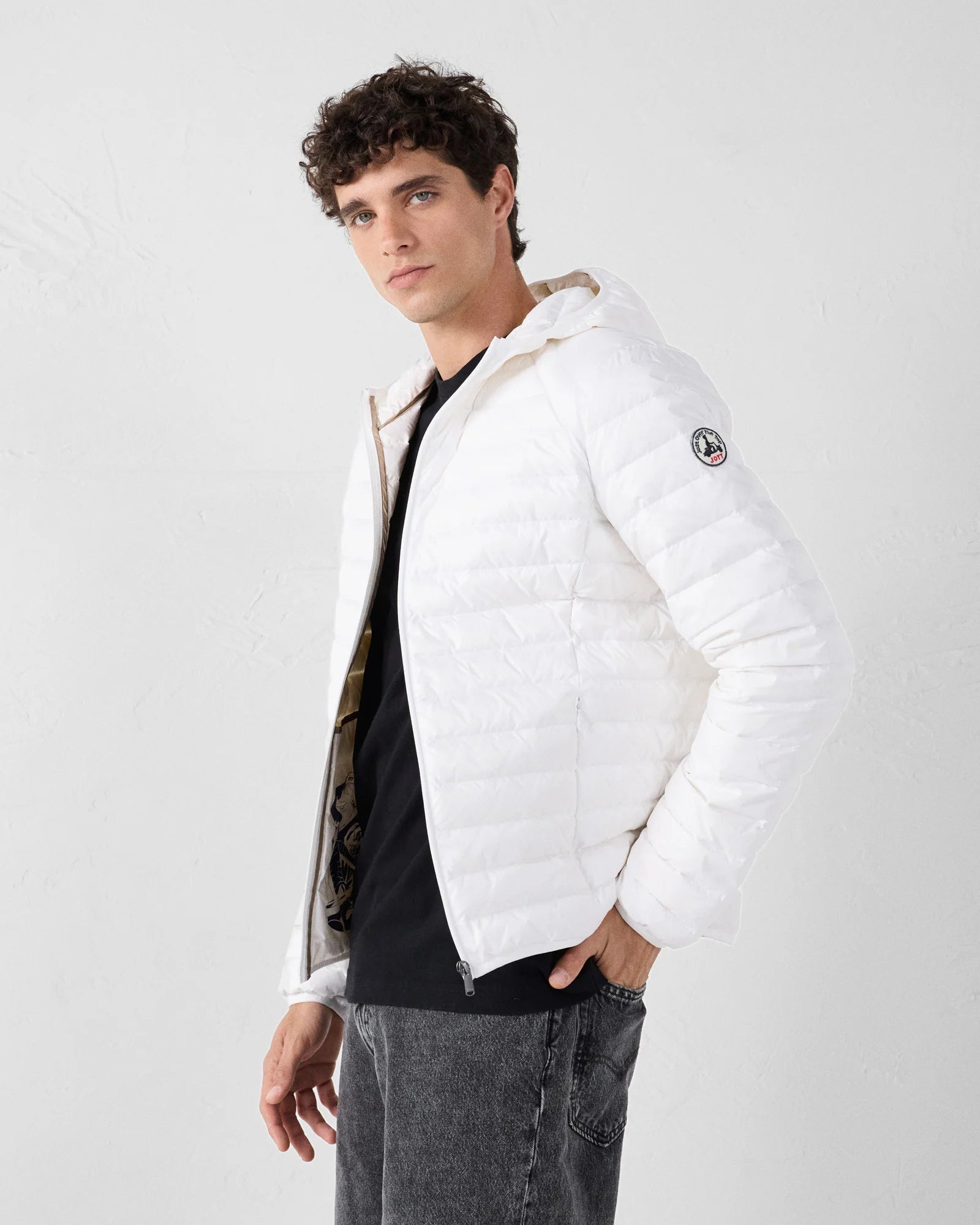 Doudoune légère à capuche Nico